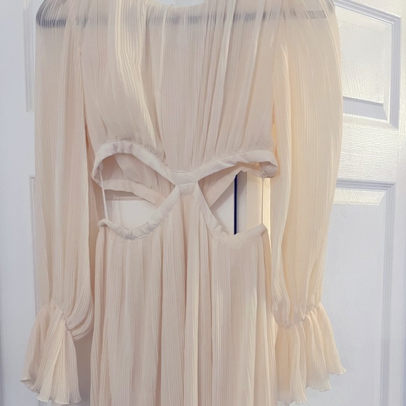 Zara Small Pleated Cut Out Dress 8741/253/712 - Picture 8 of 9